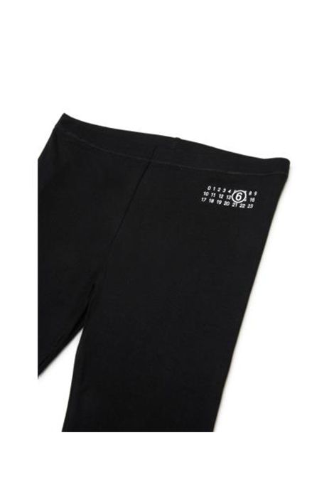 Leggings con logo MM6 KIDS MAISON MARGIELA | M61001 MM05MM6900
